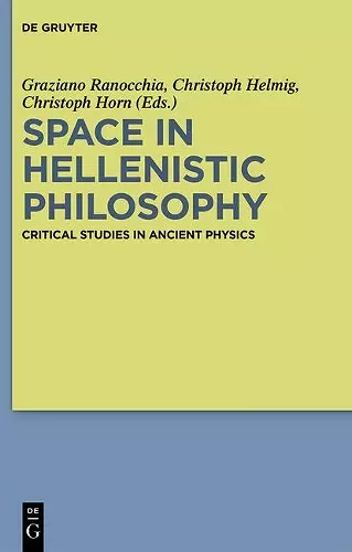 Space in Hellenistic Philosophy cover