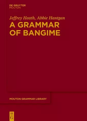 A Grammar of Bangime cover