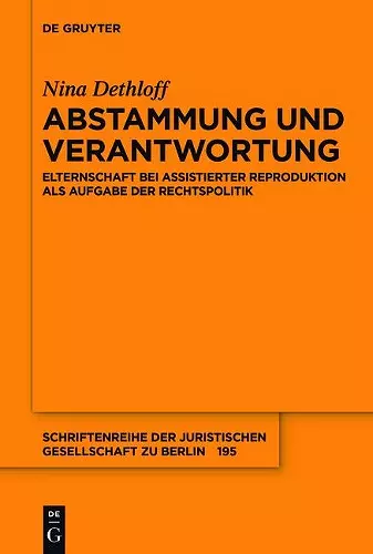 Abstammung und Verantwortung cover