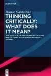 Thinking Critically: What Does It Mean? cover