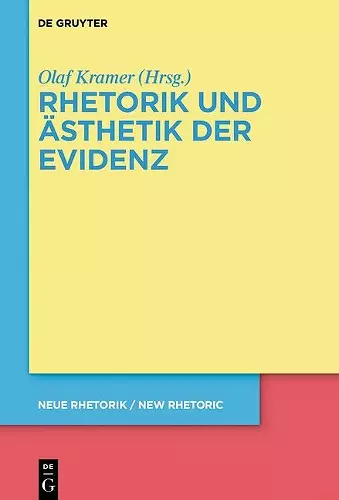 Rhetorik und Ästhetik der Evidenz cover