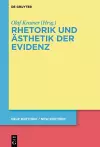 Rhetorik und Ästhetik der Evidenz cover