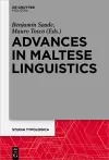 Advances in Maltese Linguistics cover