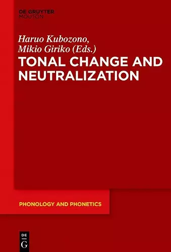 Tonal Change and Neutralization cover