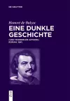 Honoré de Balzac, Eine dunkle Geschichte cover