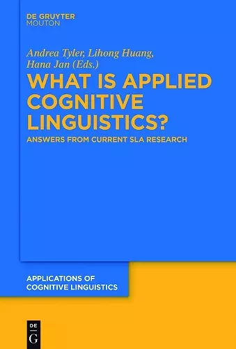 What is Applied Cognitive Linguistics? cover