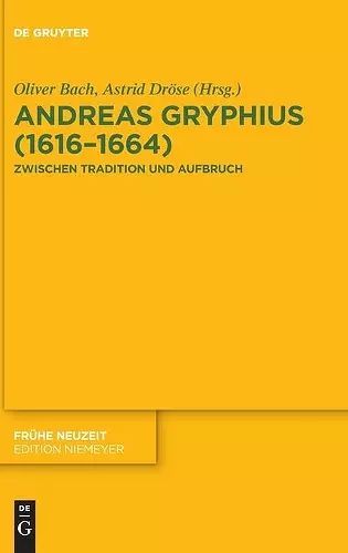 Andreas Gryphius (1616-1664) cover