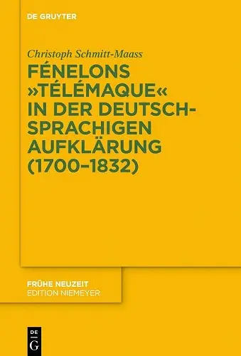 Fénelons Télémaque in Der Deutschsprachigen Aufklärung (1700-1832) cover