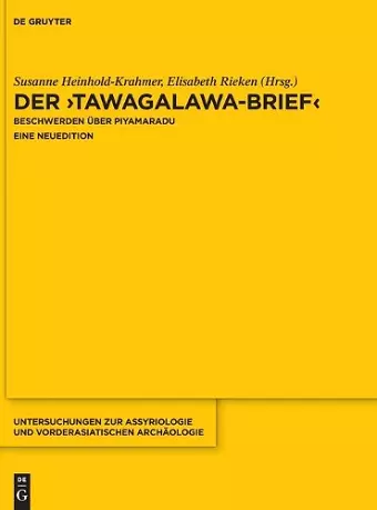 Der Tawagalawa-Brief cover