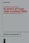 Plato’s Styles and Characters cover