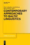 Contemporary Approaches to Baltic Linguistics cover