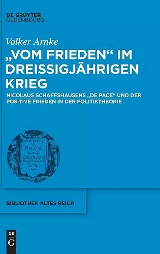 Vom Frieden Im Dreißigjährigen Krieg cover