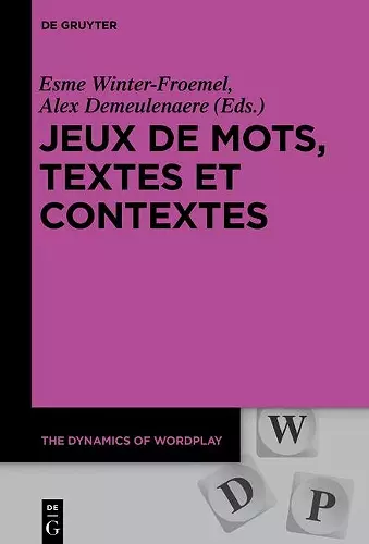 Jeux de mots, textes et contextes cover