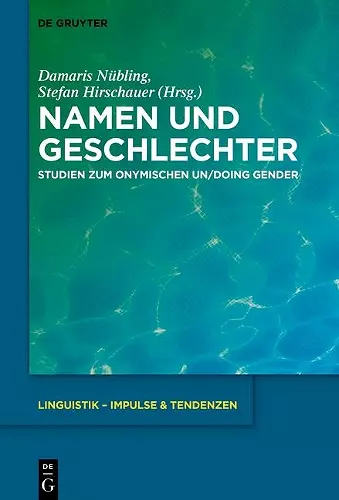 Namen und Geschlechter cover