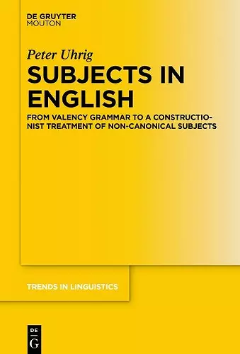 Subjects in English cover