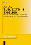 Subjects in English cover