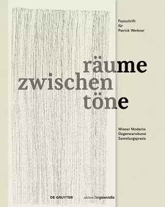 zwischenräume zwischentöne cover