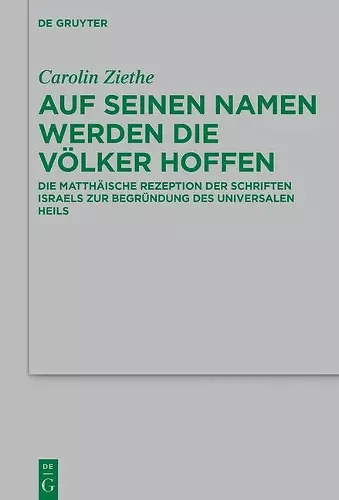 Auf seinen Namen werden die Völker hoffen cover