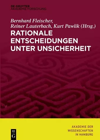 Rationale Entscheidungen unter Unsicherheit cover