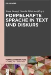 Formelhafte Sprache in Text und Diskurs cover