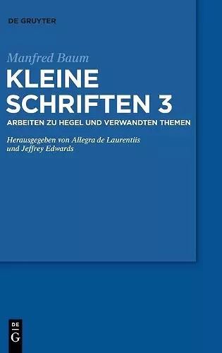 Arbeiten Zu Hegel Und Verwandten Themen cover