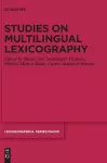 Studies on Multilingual Lexicography cover