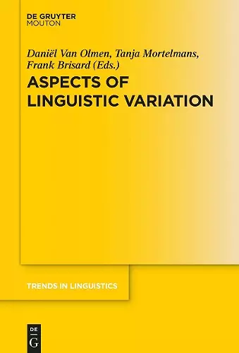 Aspects of Linguistic Variation cover