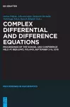 Complex Differential and Difference Equations cover