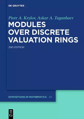 Modules over Discrete Valuation Rings cover