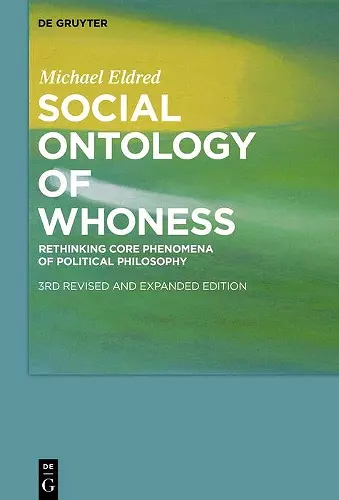 Social Ontology of Whoness cover