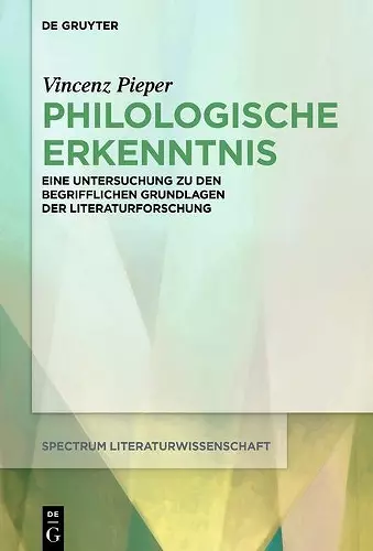 Philologische Erkenntnis cover