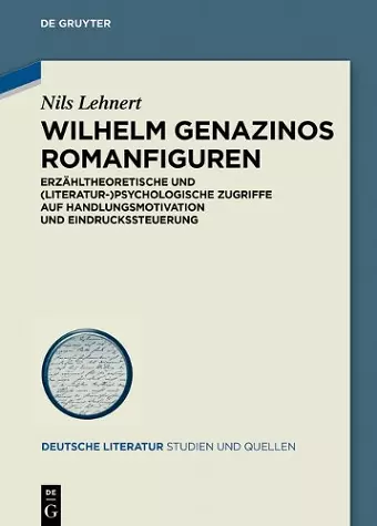 Wilhelm Genazinos Romanfiguren cover