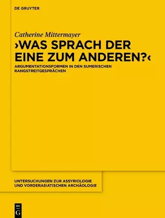 Was sprach der eine zum anderen? cover