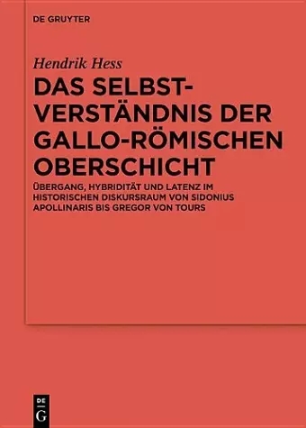 Das Selbstverständnis Der Gallo-Römischen Oberschicht cover