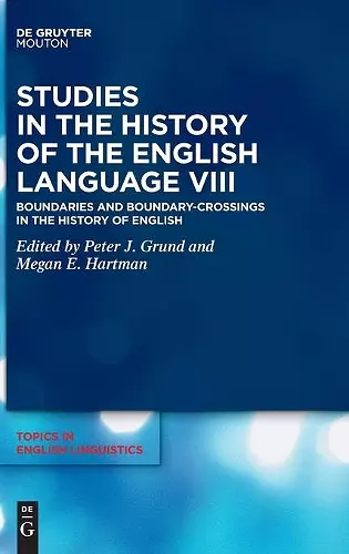 Studies in the History of the English Language VIII cover