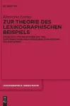 Zur Theorie des lexikographischen Beispiels cover