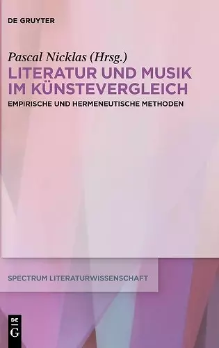 Literatur und Musik im Künstevergleich cover