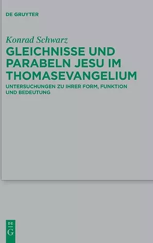 Gleichnisse Und Parabeln Jesu Im Thomasevangelium cover