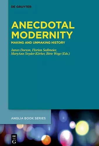 Anecdotal Modernity cover