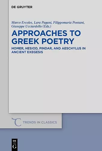 Approaches to Greek Poetry cover