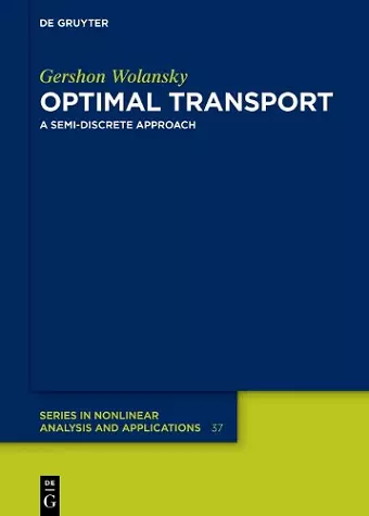 Optimal Transport cover