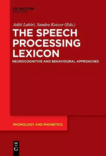 The Speech Processing Lexicon cover