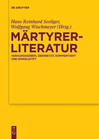 Märtyrerliteratur cover