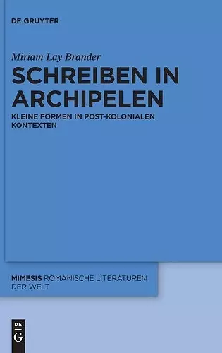 Schreiben in Archipelen cover