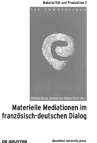 Materielle Mediationen im französisch-deutschen Dialog cover