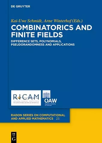 Combinatorics and Finite Fields cover