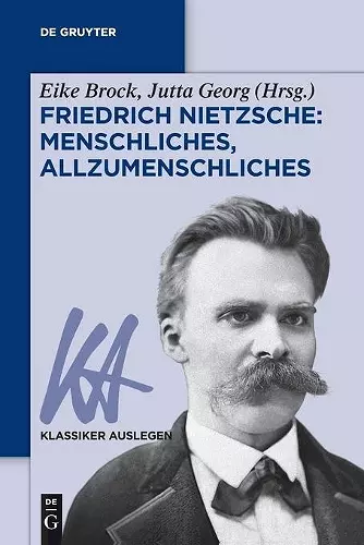Friedrich Nietzsche: Menschliches, Allzumenschliches cover