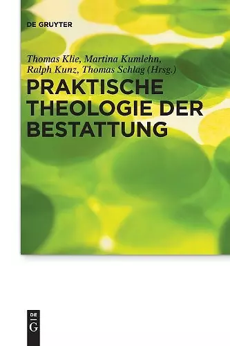 Praktische Theologie der Bestattung cover