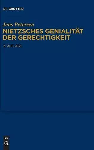 Nietzsches Genialität Der Gerechtigkeit cover