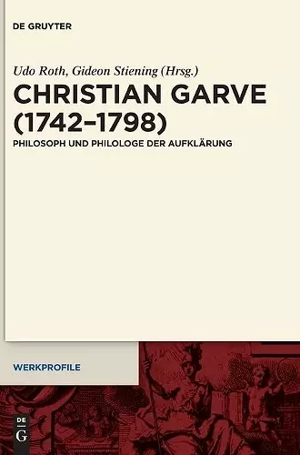 Christian Garve (1742-1798) cover